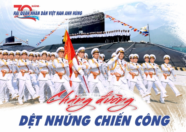 Hình ảnh cho bài viết 70 NĂM HẢI QUÂN NHÂN DÂN VIỆT NAM - CHẶNG ĐƯỜNG DỆT NHỮNG CHIẾN CÔNG